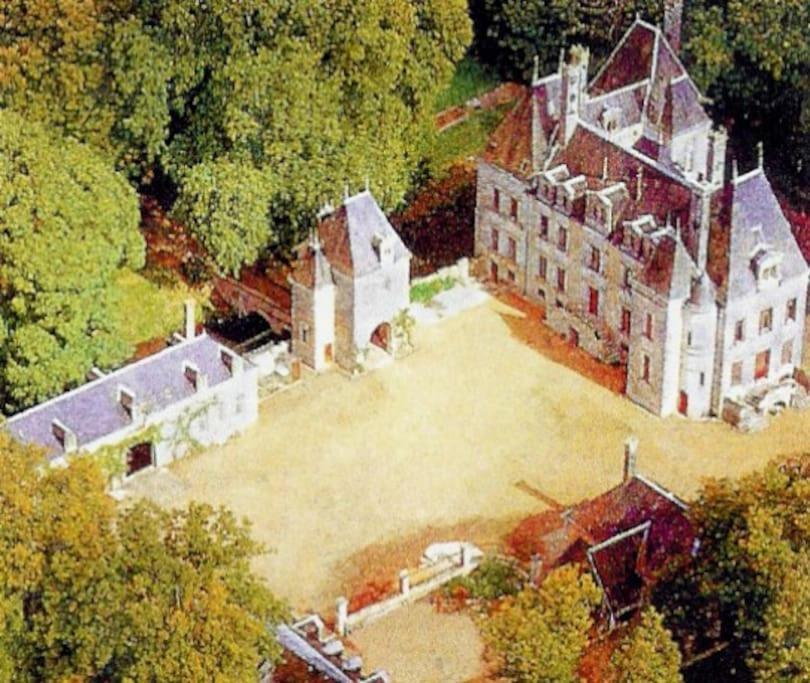 Gite De Groupe Du Chateau De La Meziere Villa Lunay Eksteriør bilde